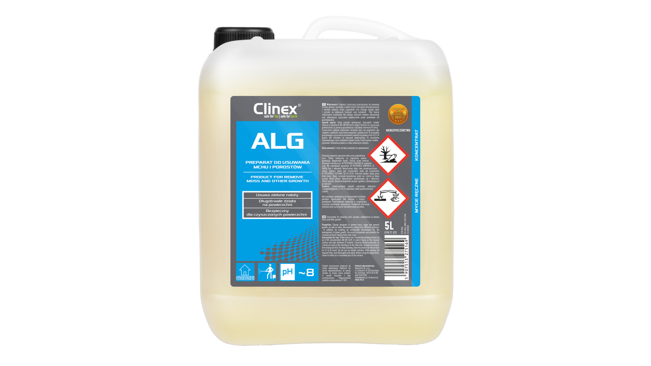 CLINEX ALG 1L preparat do usuwania mchów porostów glonów 77-924