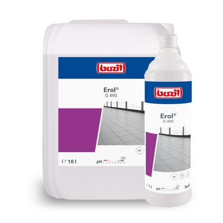 BUZIL G490 EROL 10L zasadowy środek do mycia gresu