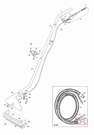 Santoemma Mufa łącznik węża ssącego Sabrina SW15