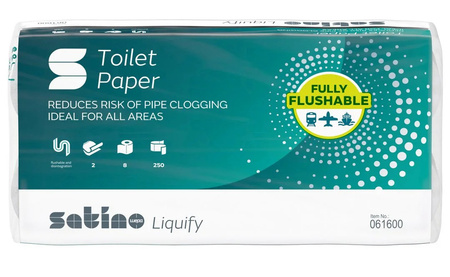 SATINO LIQUIFY papier toaletowy łatwo rozpuszczalny WC TOI TOI