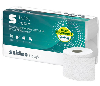 SATINO LIQUIFY papier toaletowy łatwo rozpuszczalny WC TOI TOI