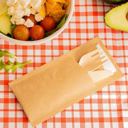 TORK 474637 POSZETKA 100SZT na sztućce z biała serwetką