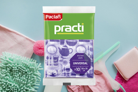 PACLAN PRACTI UNIVERSAL 10SZT. ścierka domowa wiskoza