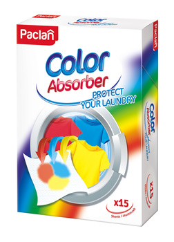 PACLAN COLOR ABSORBER 15SZT chusteczki wyłapujące kolor w praniu