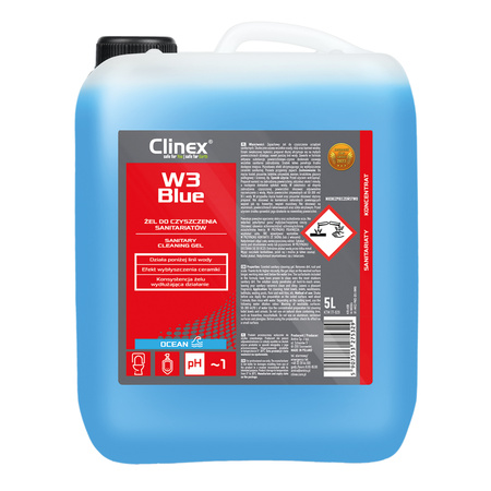 CLINEX W3 BLUE 5L żel do czyszczenia urządzeń sanitarnych