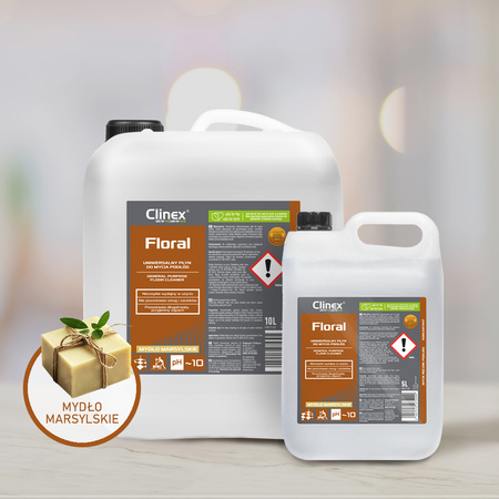 CLINEX FLORAL MYDŁO MARSYLSKIE 5L uniwersalny płyn do mycia podłóg