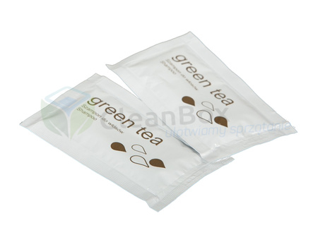 GREEN TEA Szampon do włosów w saszetce 10ml - 100szt