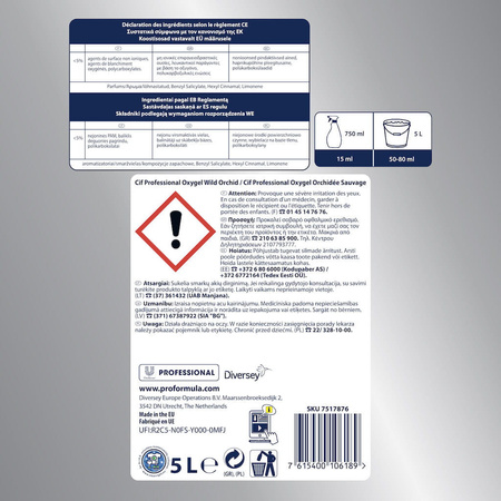 CIF PF OXYGEL WILD ORCHID 5L płyn do mycia podłóg