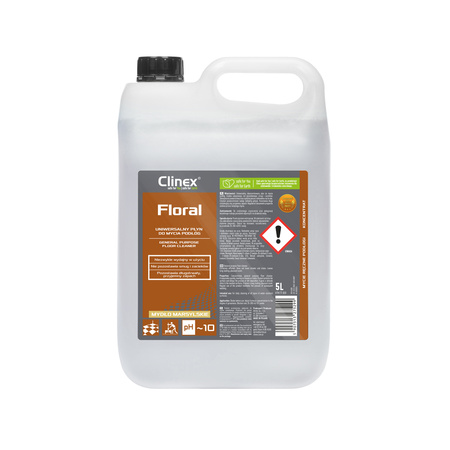 CLINEX FLORAL MYDŁO MARSYLSKIE 5L uniwersalny płyn do mycia podłóg