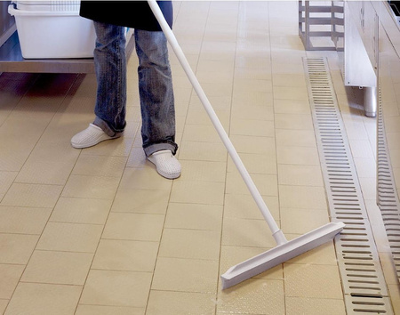 TTS ZESTAW ŚCIĄGACZ 45CM biała guma + kij