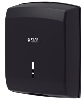 Dozownik papieru ZZ do 600 szt - czarny matowy