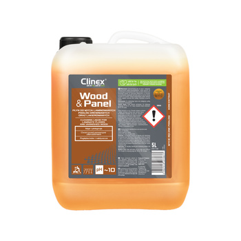 CLINEX WOOD&PANEL 5L płyn do mycia laminowanych podłóg drewnianych oraz lakierowanych