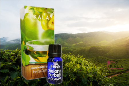 KALA iFRESH ZIELONA HERBATA Z GRUSZKĄ 10ML esencja zapachu