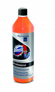 DOMESTOS PF DRAIN UNBLOCKER GEL 1L udrażniacz rur