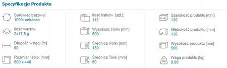 VELVET PODKŁAD MEDYCZNY 5220112 prześcieradło jednorazowe