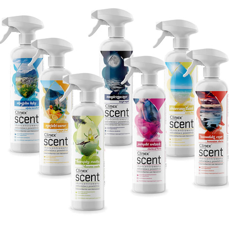 CLINEX SCENT HAWAJSKA WANILIA 500ML skoncentrowany odświeżacz powietrza