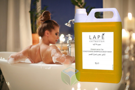 LAPĒ S&BW ORIENTAL LEMON TEA 5L szampon odżywka i żel pod prysznic