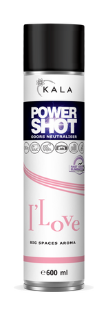 KALA POWER SHOT I LOVE 600ML neutralizator zapachów