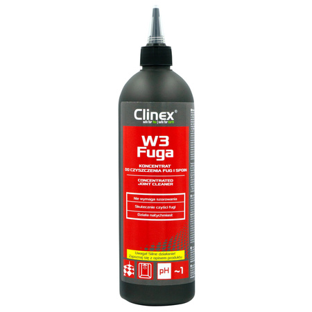 CLINEX W3 FUGA 500ML koncentrat do czyszczenia fug i spoin