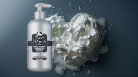 TESORI d'ORIENTE MUSCHO BIANCO kremowe mydło do rąk 300ml