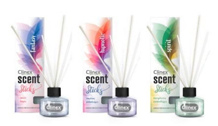 CLINEX SCENT STICKS - HIPNOTIC patyczki zapachowe neutralizujące zapachy