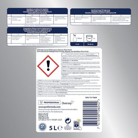 CIF PF APC PINE FRESH 5L płyn do mycia podłóg