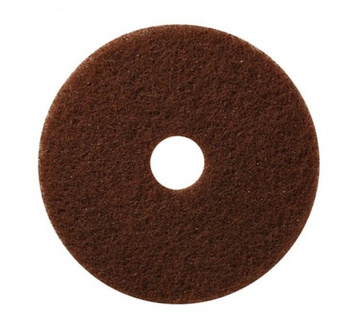 PAD MASZYNOWY BRĄZOWY 17" 432MM do gruntownego doczyszczania