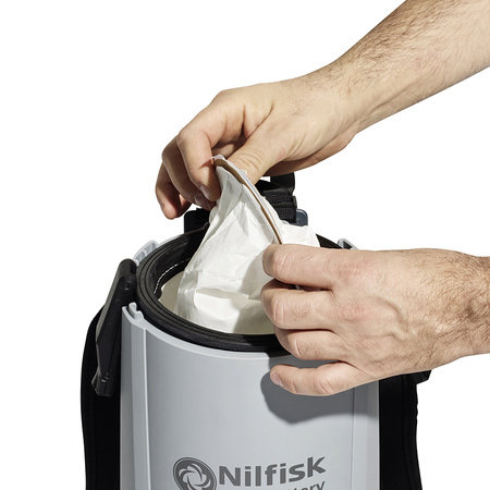 NILFISK GD10 BACK HEPA EU lekki odkurzacz plecakowy