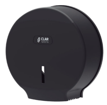 Dozownik papieru toaletowego w roli czarny do 300m