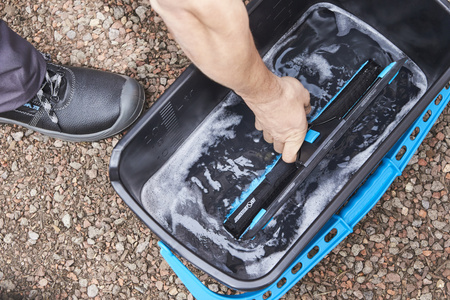 MOERMAN WIADRO 22L czarne prostokątne wiadro do mycia