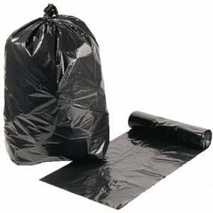 WORKI NA ŚMIECI 60L - 50SZT czarne LDPE