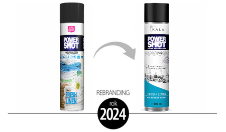KALA POWER SHOT FRESH LINEN 600ML neutralizator zapachów