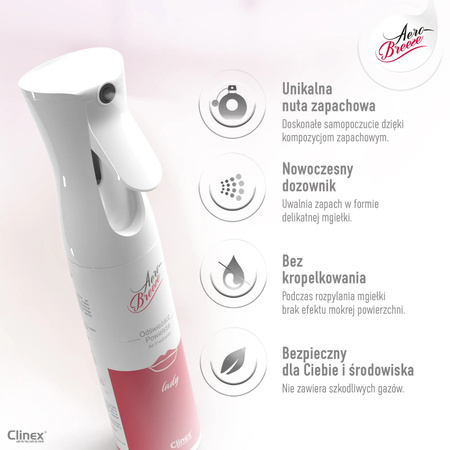 CLINEX AERO BREEZE LADY 290ml odświeżacz mgiełka