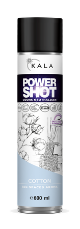 KALA POWER SHOT COTTON 600ML neutralizator zapachów