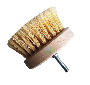 SZCZOTKA NA WIERTARKĘ DO PRANIA TAPICERKI  miękkie włosie