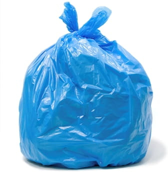 WORKI NA ŚMIECI 120L - 25SZT niebieskie LDPE
