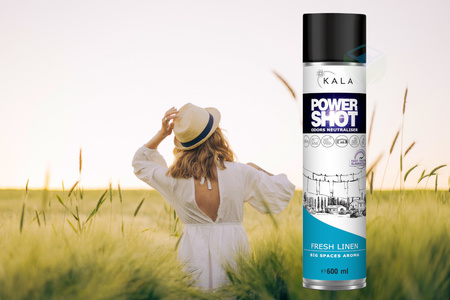 KALA POWER SHOT FRESH LINEN 600ML neutralizator zapachów