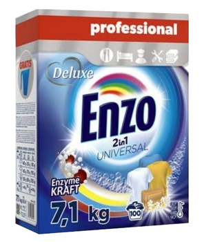 Deluxe ENZO 2w1 Universal proszek do prania tkanin jasnych i kolorowych 7,1kg