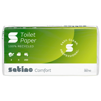 SATINO COMFORT 2W papier toaletowy, recycling, 8 rolek 