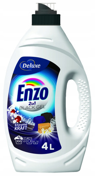 Deluxe ENZO 2w1 BLACK GEL żel do prania tkanin ciemnych i czarnych 4L - 100 PRAŃ