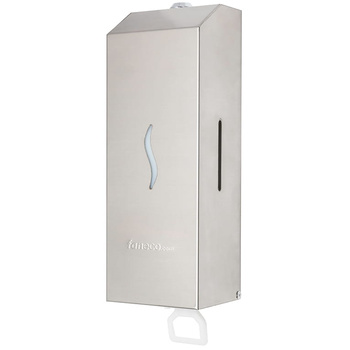 FANECO DOZOWNIK HIT 1L STALOWY podajnik do mydła i środków dezynfekcyjnych