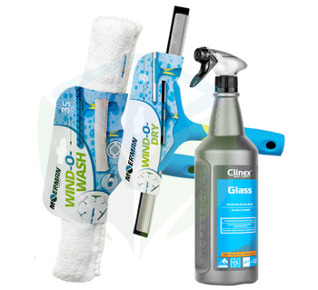 CleanBox Wind & Glass 3in1 zestaw do mycia okien