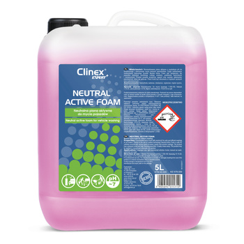 CLINEX EXPERT+ NEUTRAL ACTIVE FOAM 5L neutralna piana aktywna do mycia pojazdów