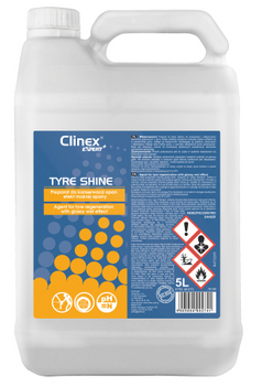 CLINEX TYRE SHINE 5L preparat do konserwacji opon efekt mokrej opony