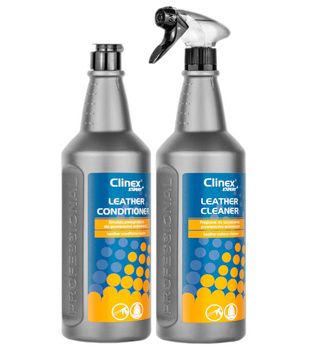 CLINEX LEATHER CARE 2X1L zestaw do czyszczenia tapicerek skórzanych