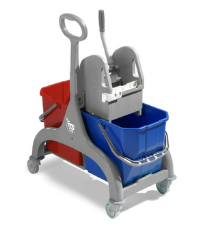 TTS NICK 2x25L wózek sprzątający do mycia, dwuwiaderkowy 