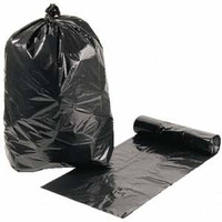 WORKI NA ŚMIECI 120L - 25SZT czarne LDPE