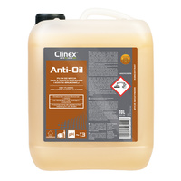 CLINEX ANTI-OIL 10L płyn do silnie zaolejonych posadzek i kostki brukowej
