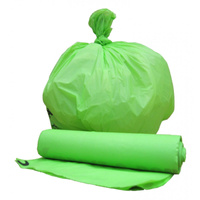 WORKI NA ŚMIECI 120L - 25SZT zielone LDPE