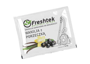 FRESHTEK GRANULKI WANILIA Z PORZECZKĄ granulki zapachowe do odkurzaczy